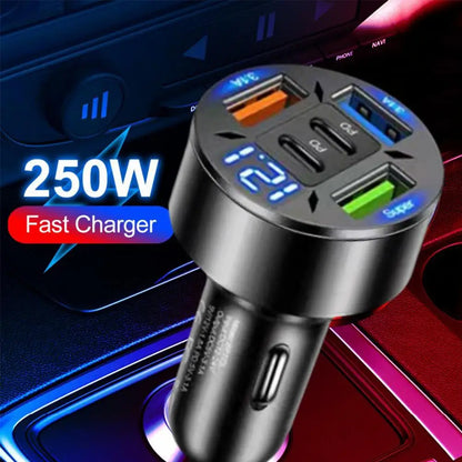 250W 5 Ports fast Car Charger