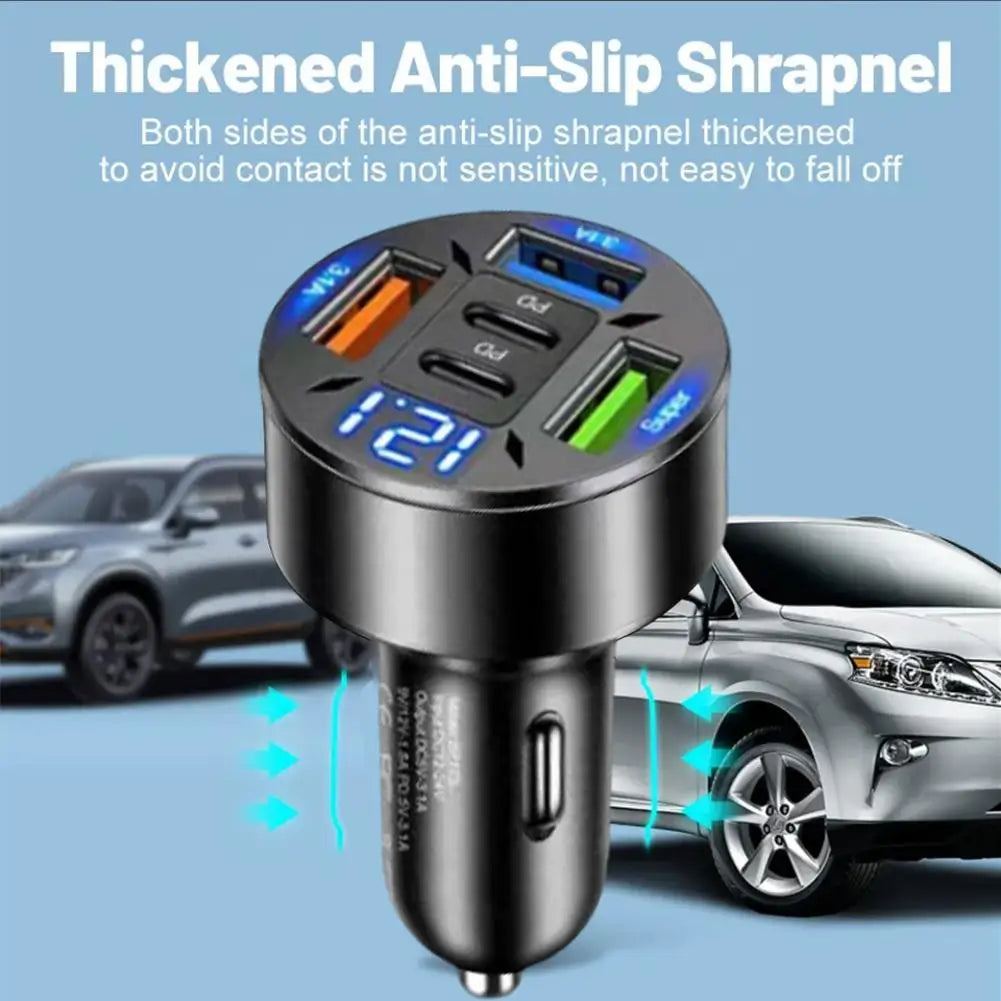 250W 5 Ports fast Car Charger